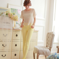 Kawaii Candy Color Elastic Legging Pants Free Ship SP141388 - Thumbnail 2