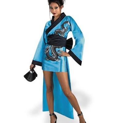  〖sold out〗【rare】fucshia dragon girl geisha costume sz. s - Thumbnail 5