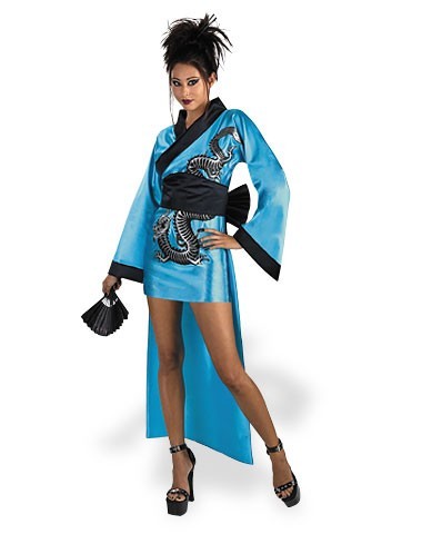  〖Sold Out〗【Rare】Fucshia Dragon Girl Geisha Costume Sz. S