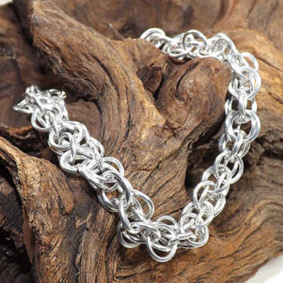 Handmade chainmail bracelet
