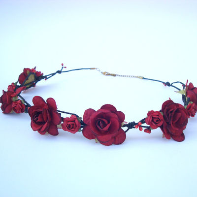 Ox blood floral crown ♥