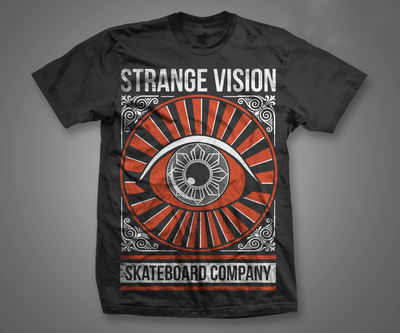 EYE MANDALA White/Orange