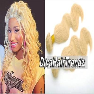 18, 20 & 22" brazilian platinum blonde body wave hair [3 bundles]