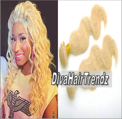 18, 20 & 22" brazilian platinum blonde body wave hair [3 bundles]