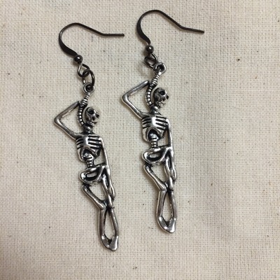 Skeleton earrings