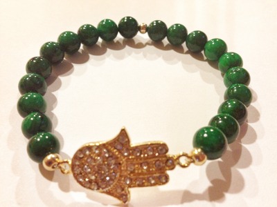 Hamsa Hand Green