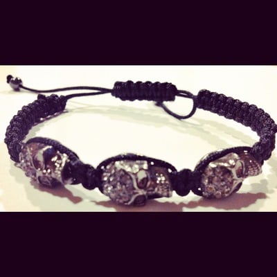Tri-skull bracelet