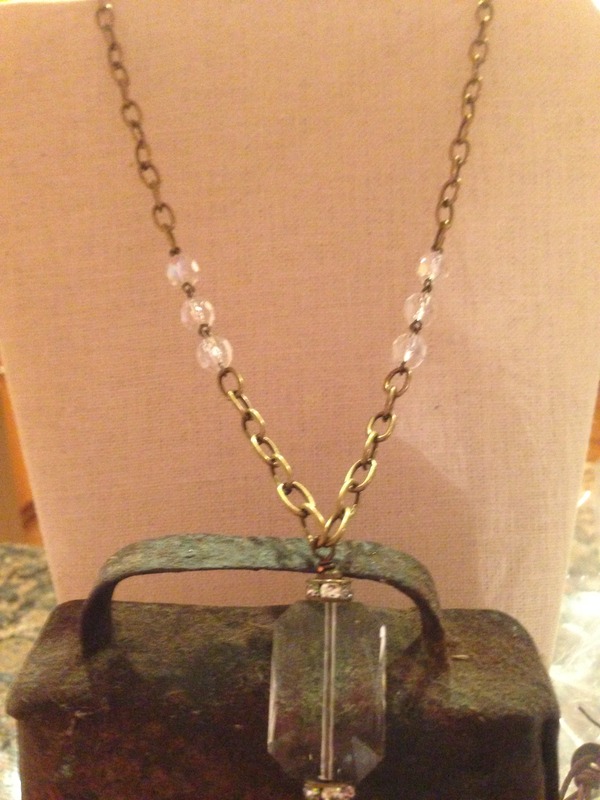 Crystal Tassel Necklace