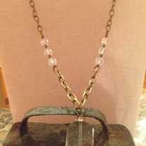 Crystal Tassel Necklace