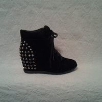 Spiked Sneaker heel - Black - Thumbnail 1