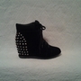 Spiked Sneaker heel - Black-1