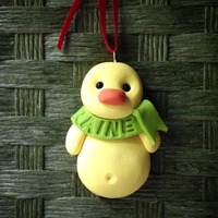 Duck Ornament handmade and customize - Thumbnail 1
