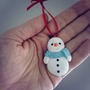 Snowman Ornament handmade and customize-2