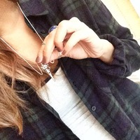 Raven Skull Long Chain Pendant - Thumbnail 3