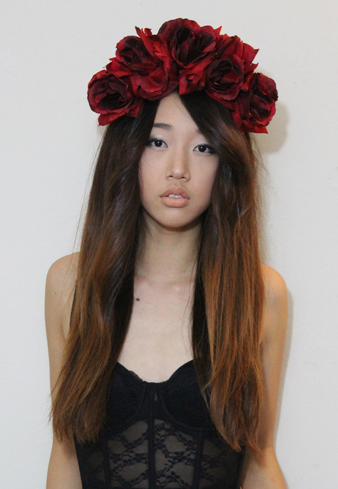 Flower Power - Dark Red