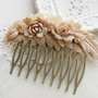 vintage flower hair comb.-1