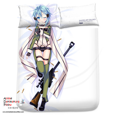 Brand new sinon asada shino - sword art online japanese anime bed blanket 14