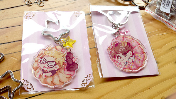 Haikyuu!! Donut Key Rings