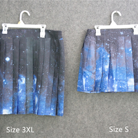 Ready Stock Exclusive Selling! Galaxy Star Blue Uniform Pleated skirt only SP141187 - Thumbnail 1