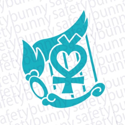 Sailor mercury crystal decal