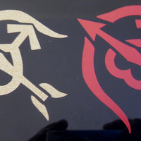 Sailor Mars Crystal Decal - Thumbnail 1