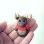 Moose Ornament handmade and customize-1