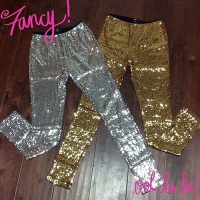 Sequin leggings