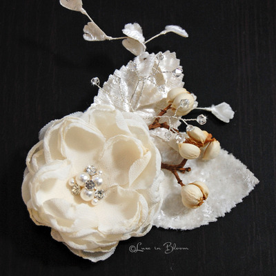 Wedding hair flower bohemian bloom - style # sf206 : luxe in bloom