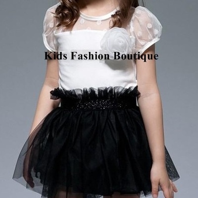 Black & white dress little black dress. 100% cotton