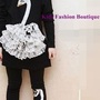 Girls Black & White Swan 2-Pieces Outfit. Top/Pants-1