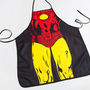 Funny DC Comics Super Hero IRON MAN Cute Apron Home Kitchen & BBQ Party - Thumbnail 1