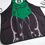 Funny DC Comics Super Hero GREEN LANTERN Cute Apron Home Kitchen & BBQ Party - Thumbnail 3