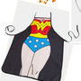 Funny DC Comics WONDER WOMAN Character SuperHero Apron Home Kitchen & BBQ Party - Thumbnail 1