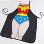 Funny DC Comics WONDER WOMAN Character SuperHero Apron Home Kitchen & BBQ Party - Thumbnail 3