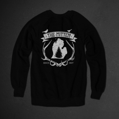The mitten / crewneck sweatshirt