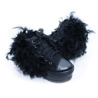 fluffy sneakers  - Thumbnail 2