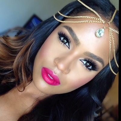 Metal chain headpiece