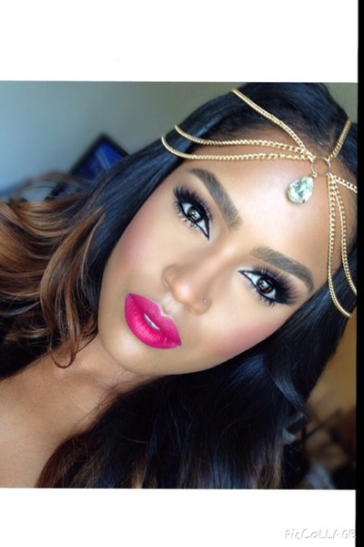 Metal chain headpiece