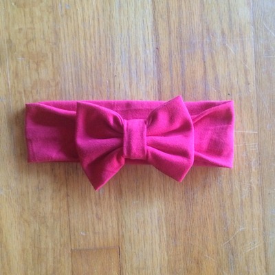 Red Bow Headwrap