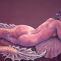 Vintage Mermaids Limited Edtion Large Prints - Thumbnail 1