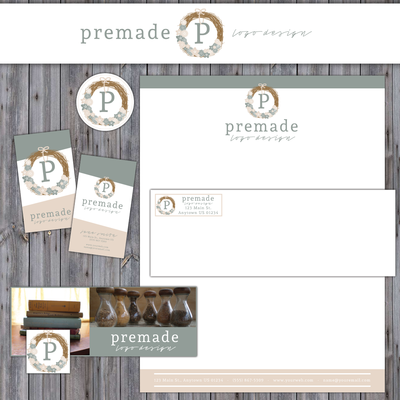 Premade logo + marketing business pack : marketing kit