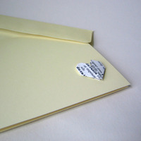 Heart Greeting Card - Black White & Cream - Thumbnail 3