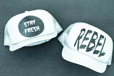 Rebel Trucker Hat Cap Stay Fresh Choose Design NEw