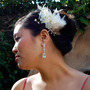 Bridal Head Piece Feather Fascinator In Woodland Nymph - Style # FF106 -1