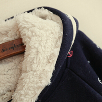 New winter sea anchor plus velvet hooded cape coat  - Thumbnail 3