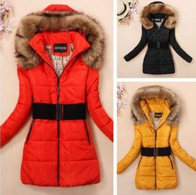  warm fur collar jackets coat 