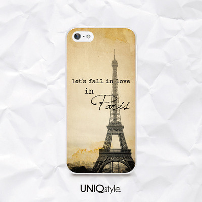 Paris eiffel tower phone case for iphone 7/6/6s, iphone 5/5s/5c, vintage france case with quote for samsung, sony, lg, nokia, htc - Thumbnail 4