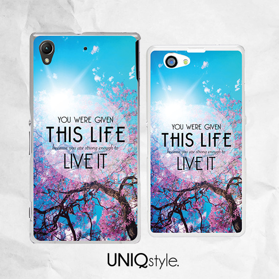 Life quote phone case for iPhone 7/6/6s, Samsung S8/S7/S6/S5/Note5, Sony Z3/Z4/Z5, LG Nexus/G4, Nokia Lumia, HTC One M8/M9, Motorola - C33