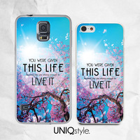 Life quote phone case for iPhone 7/6/6s, Samsung S8/S7/S6/S5/Note5, Sony Z3/Z4/Z5, LG Nexus/G4, Nokia Lumia, HTC One M8/M9, Motorola - C33 - Thumbnail 2