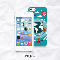 Travel life quote phone case for iPhone 6, iPhone 4/4s 5/5s 5c, Samsung S4/S5/Note4, LG Nexus, Nokia Lumia, HTC One, Sony Xperia, Moto X Moto G - A25 - Thumbnail 1